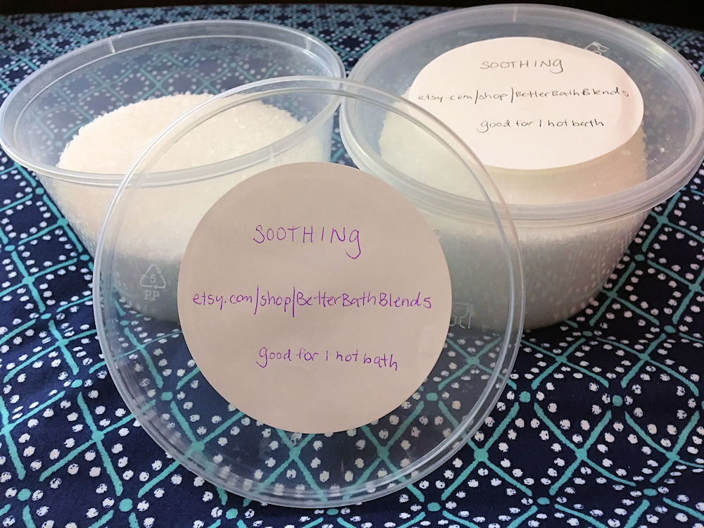 Essential Oils for Anxiety: SOOTHING Bath Blend container
